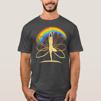 Golden Meditation Yoga T-shirt