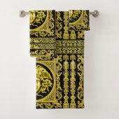 Golden Medusa Bath Towel Set Bad Handdoek (Insitu)