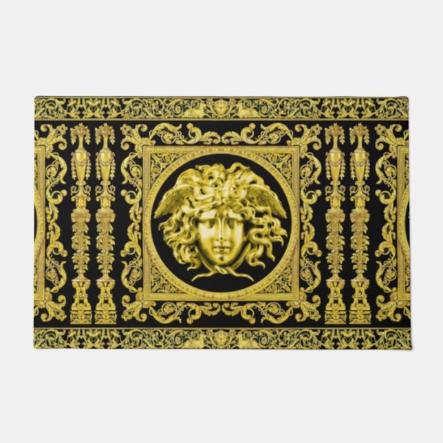 Golden Medusa Doormat Deurmat (Voorkant)