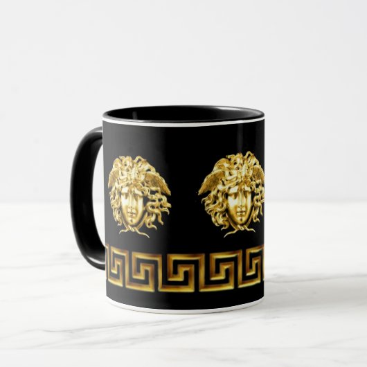 Golden Medusa - Koffiebeker Mok (Voorkant links)