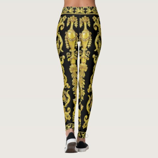 Golden Medusa met Arabische Leggings (Achterkant)
