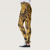 Golden Medusa met Baroque Ornaments Leggings (Links)