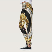 Golden Medusa-Pareltjes Leggings (Links)