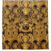 Golden Medusa Shower Curtain Douchegordijn (Voorkant)