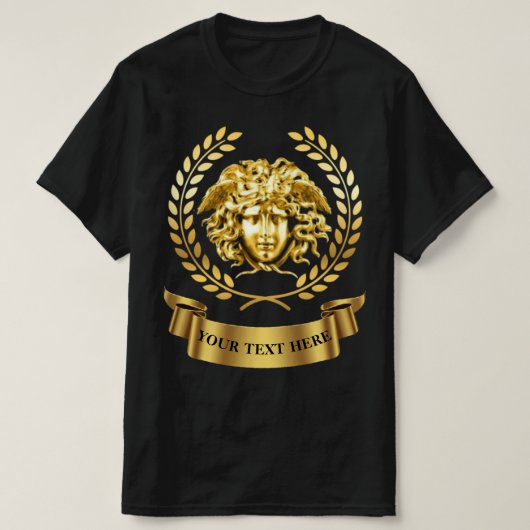 Golden Medusa T-Shirt (Design voorkant)