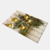 Golden Melody kerstdecor Deurmat (Schuin)
