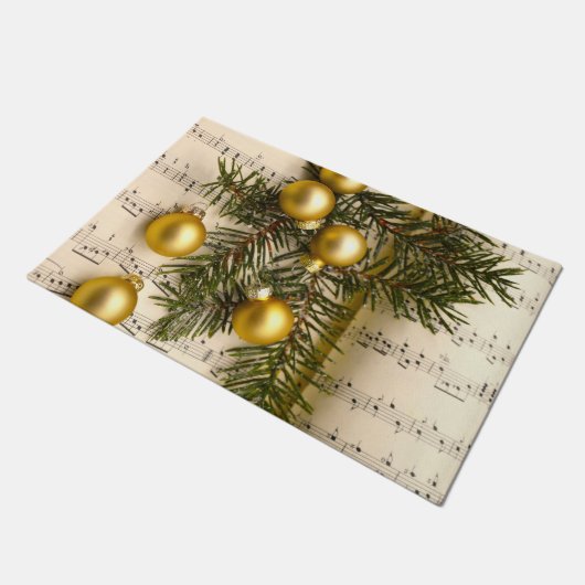 Golden Melody kerstdecor Deurmat (Schuin)