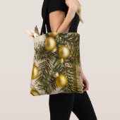 Golden Melody kerstdecor Tote Bag (Dichtbij)
