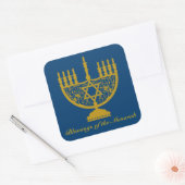 Golden Menorah Sticker (Envelop)