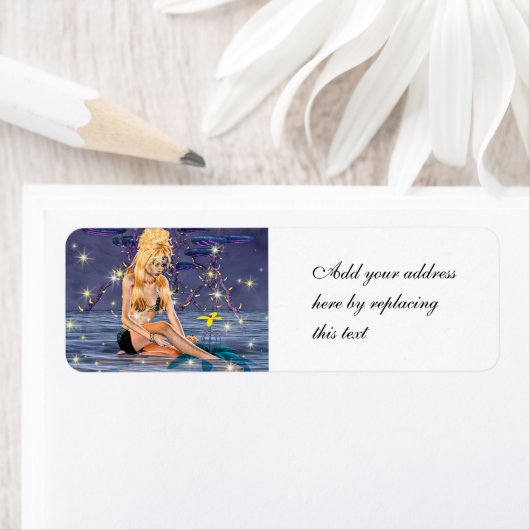 Golden Mermaid Etiket (Insitu)