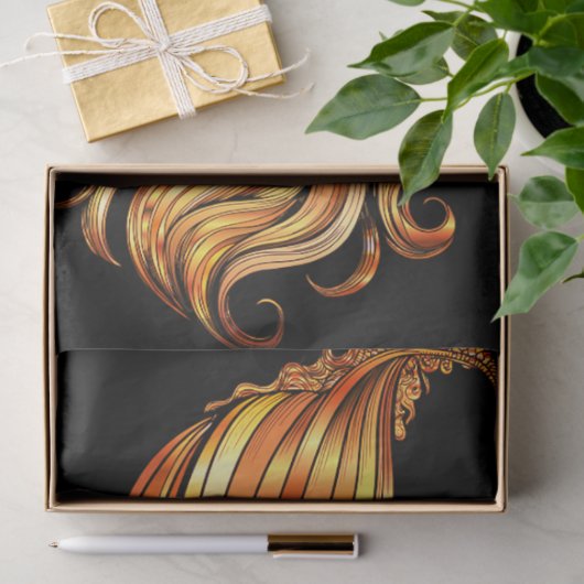 Golden Mermaid Tissue Paper Tissuepapier (Geschenk)