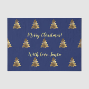 Golden Merry-kerstboom met kaarsen Elegant Tissuepapier