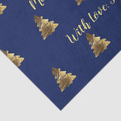 Golden Merry-kerstboom met kaarsen Elegant Tissuepapier (Detail)