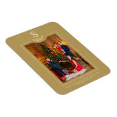 Golden Merry-kerstfotoserie Magneet (Rechterzijde)