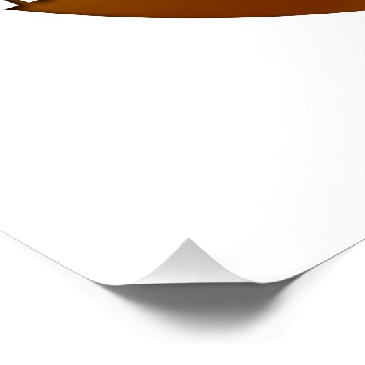 Golden Merry kerstsnowflakes Perfect Poster (Hoek)