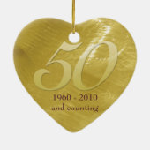 Golden Metal-Kijk Jubileum Ornament (Achterkant)