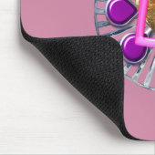 Golden metalen hartstandaard muismat (Hoek)