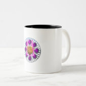 Golden metalen hartstandaard tweekleurige koffiemok (Voorkant rechts)