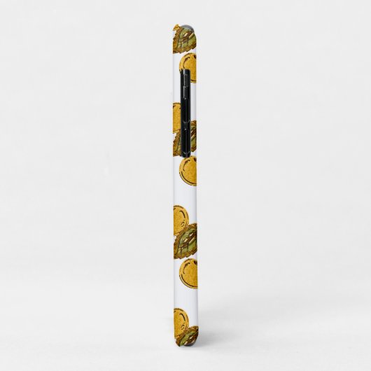 Golden Metallic Cherries Pattern Case-Mate iPhone Case (Achterkant/links)