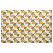 Golden Metallic Cherries Pattern Stof (Fat Quarter)