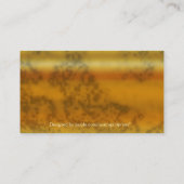 Golden Metallic-effect III Visitekaartjes (Achterkant)