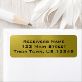 Golden Metallic Etiket (Insitu)