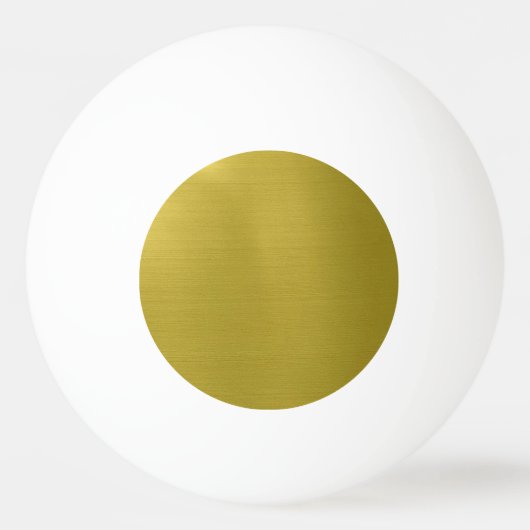 Golden Metallic Pingpongbal (Voorkant)