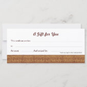 Golden Mexicaans Roos Gift (Achterkant)