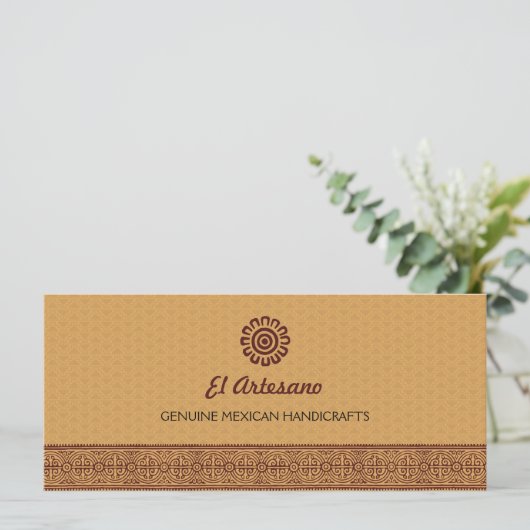 Golden Mexicaans Roos Gift (Staand voorkant)