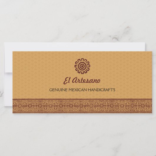 Golden Mexicaans Roos Gift (Voorkant)