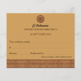 Golden Mexicaans Roos Gift Certificate