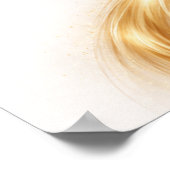 Golden Minimal Flow II Wall Art – Gold Abstrack Poster (Hoek)