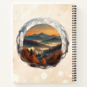 "Golden Mist Harmony" Notitieboek (Achterkant)