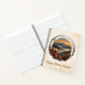 "Golden Mist Harmony" Notitieboek (Binnen)