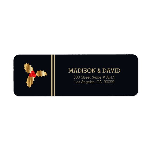 Golden Mistletoe Etiket (Voorkant)