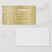 Golden Mobile Tanning Salon Visitekaartje (Voorkant / Achterkant)