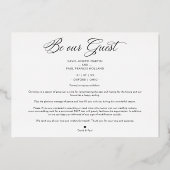 Golden Modern de heer & Mr Gelukkig Feestdagen Ker (Achterkant)