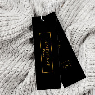 Golden Modern Hang Labels Mini Visitekaartjes