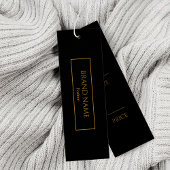 Golden Modern Hang Labels Mini Visitekaartjes