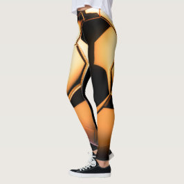 Golden Modern-Leggings Leggings