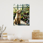 Golden Moment Garden Delight Poster (Keuken)
