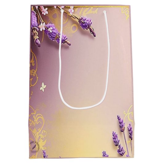 Golden Moments Giftbag Schmidt Stationery Medium Cadeauzakje (Achterkant)