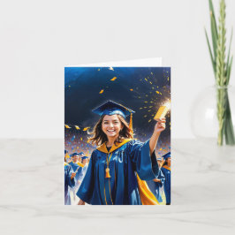 Golden Moments - High School Afstuderen vieren Kaart