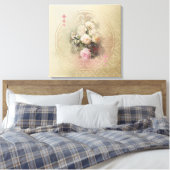 Golden Moments - Ingepakt Canvas Afdruk (Insitu (Slaapkamer))