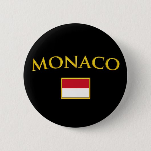 Golden Monaco Ronde Button 5,7 Cm (Voorkant)