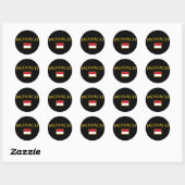 Golden Monaco Ronde Sticker (Vel)