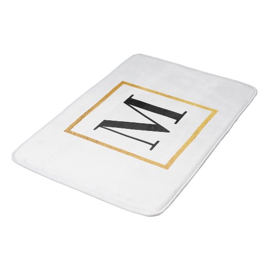 Golden Monogram Badmat (Gekanteld)