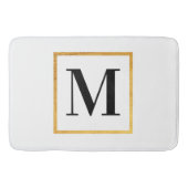 Golden Monogram Badmat (Voorkant)