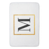 Golden Monogram Badmat (Voorkant Verticaal)