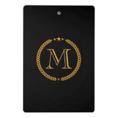 Golden Monogram Mini Klembord (Achterkant)